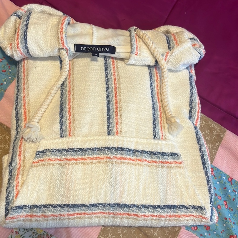 Ocean Drive stripped hoodie